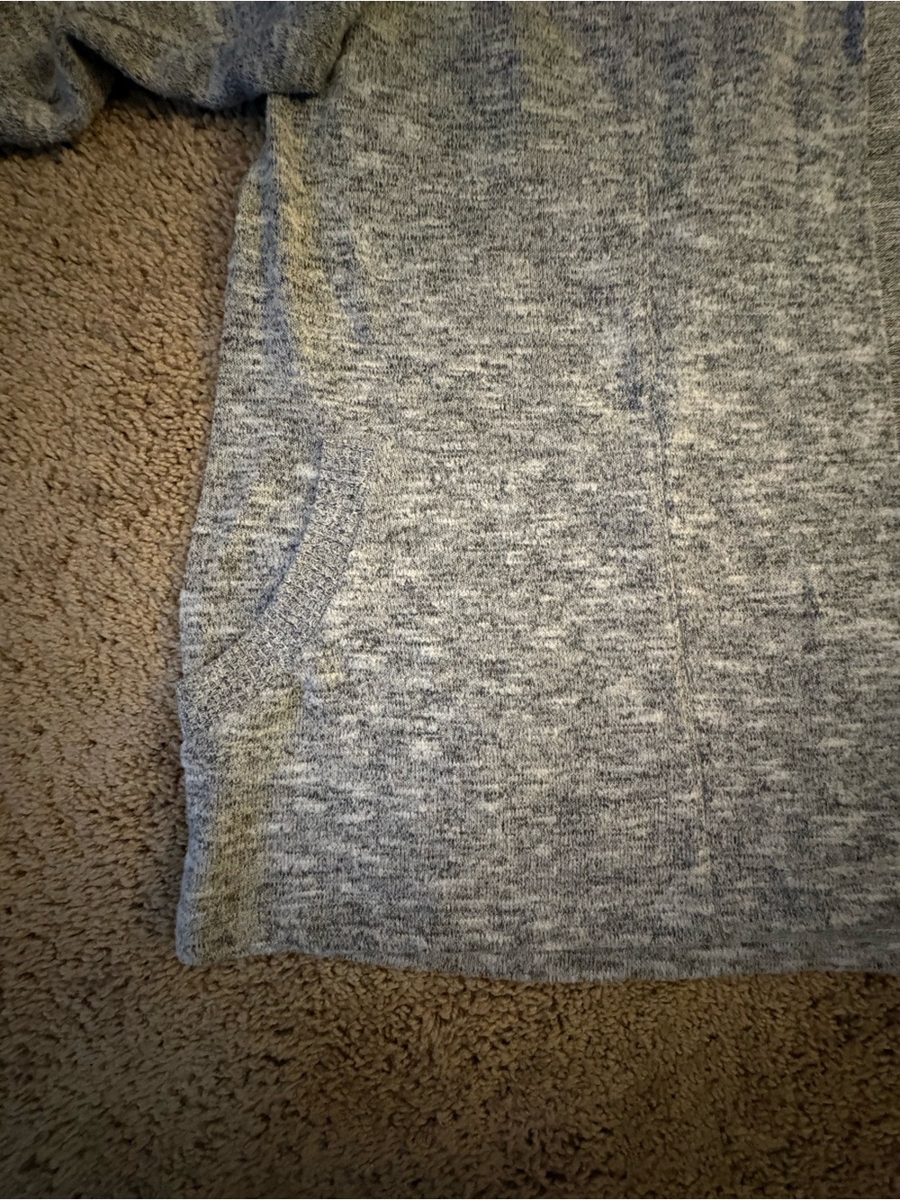 Penn State Women's Gray Open Cardigan Sweater - Picture 3 of 7
